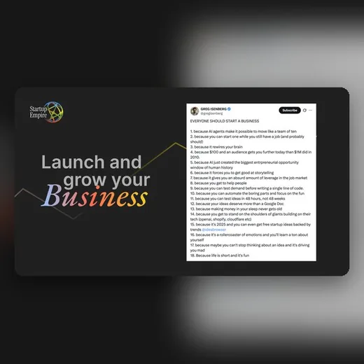 Greg Isenberg · Startup Empire